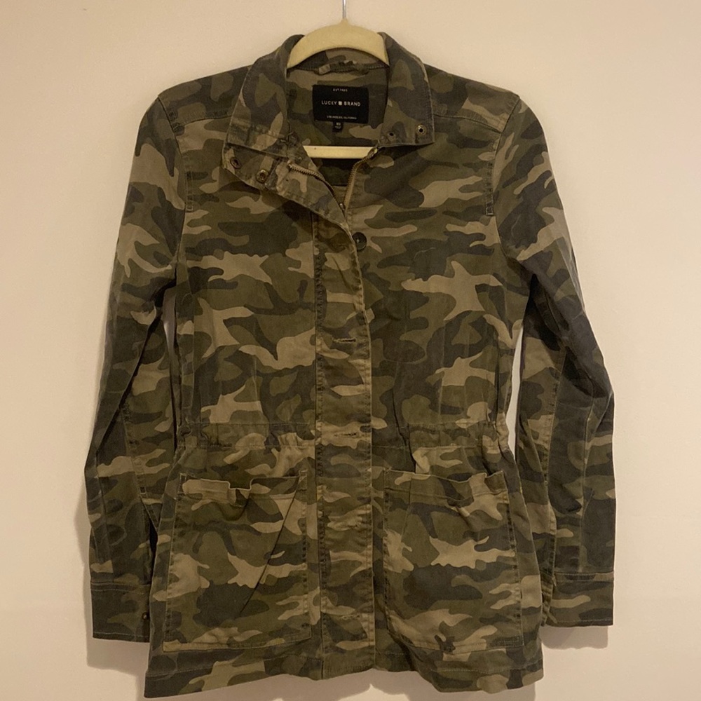 Lucky brand camo jacket cvs